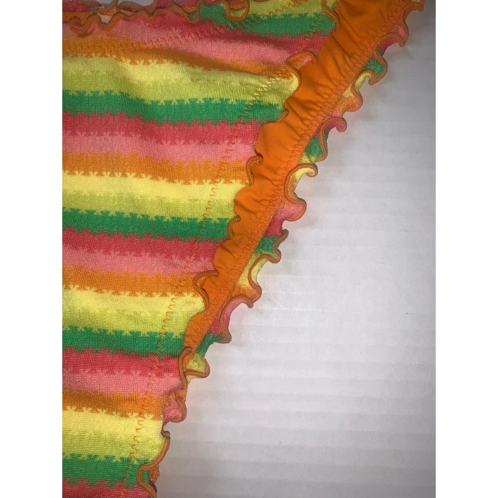 L*SPACE Under the Sun Bitsy Bikini Bottoms Tie Side‎ Medium